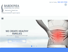 Tablet Screenshot of bardoniachiropractic.com